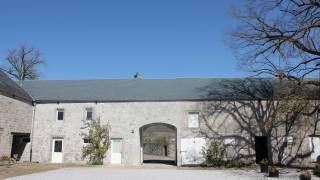 Cour de la ferme-château de Dourbes 