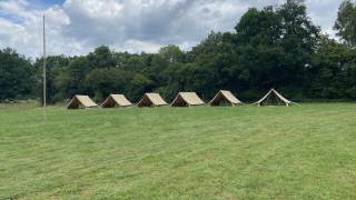 Terrain pour camp scouts à DOURBES, Viroinval,   Haute Roche