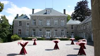 Cour de la ferme-château de Dourbes 